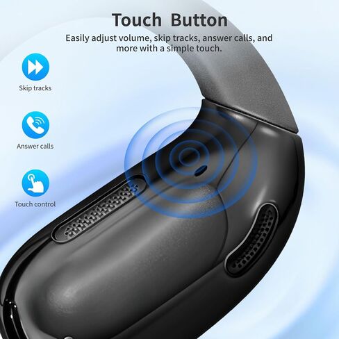 Open Ear Headphones Bluetooth Wireless Earbuds with Bone Conduction Technology, Safe Fit, Smart Microphone & Long Battery Life in Saudi Arabia