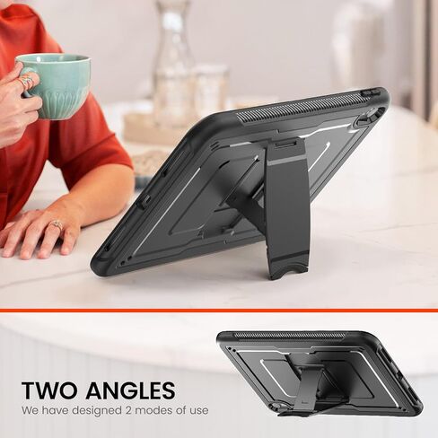 حالة لجيل iPad A16 11 بوصة ، لجيل iPad 11/ 10th 11 ''/ 10.9 '' 2025/2022 ، علبة حماية كاملة الجسم مع واقي الشاشة ، مع حزام وقف ، الأزرق in Saudi Arabia