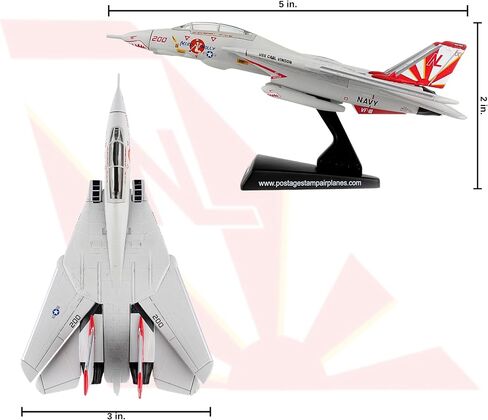 Daron Postage Stamp PS5383-4 USN F-14 Tomcat Miss Molly 1: 160 PS5383-4, Brown/A in Saudi Arabia