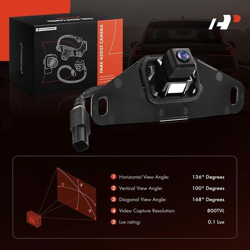 A -Premium Park Assist Camera Camera View Backup Backup Camera متوافقة مع نماذج Toyota Select - 2008 2009 2010 2011 2012 Sequoia - استبدال# 86790-34040 in Saudi Arabia