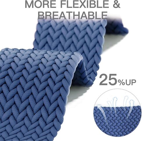 نايلون نايلون مغناطيسي الساعات ، شريط ساعة ، متمثل مع Tozo S5/S6/S3 Smartwatch ، حلقة Sport Loop Soft Soft Flastic قابلة للتعديل مع CMF Watch Pro/Pro 2 للنساء in Kuwait