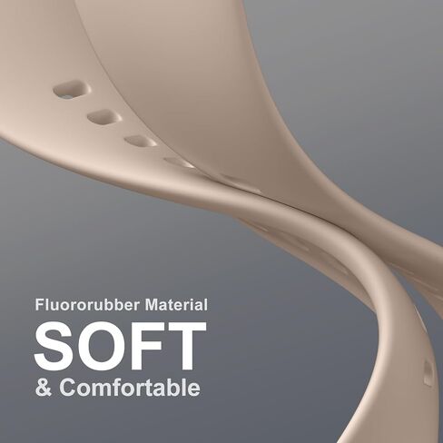 floroelastomer floroeLastomer شريط مطاط متوافق مع ساعة Apple للرجال 49 مم 44 مم 46 مم 45 مم 44 مم 38 مم 40 مم 41 مم 42 مم ، حزام ساعة ناعم للماء لـ iWatch Ultra Series SE 10 9 8 7 6 5 4 3 2 1 in Kuwait