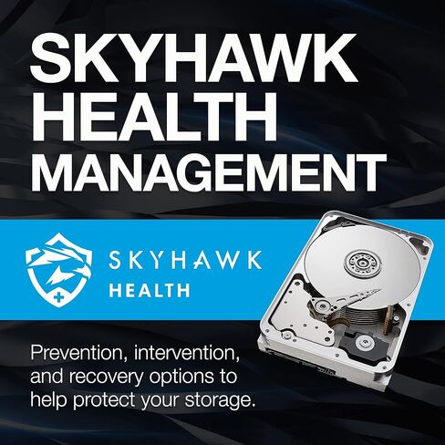 Seagate Skyhawk AI ST20000VE002 - القرص الصلب - 20 تيرابايت - SATA 6GB/S (متجدد) in Kuwait
