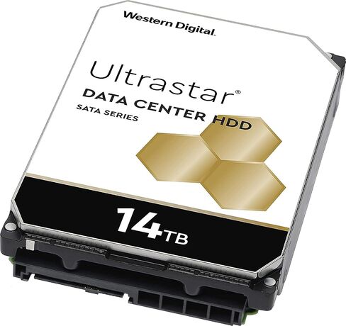 Western Digital 14TB Ultrastar DC HC530 SATA HDD - 7200 RPM Class, SATA 6 Gb/s, 512MB Cache, 3.5" - WUH721414ALE604 (Renewed) in Saudi Arabia