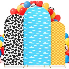 3 PCS Arch Backdrop Cover Story Story Thief Backdrop Decorations for Birthday حفلة حفل زفاف in Kuwait