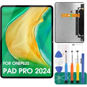 for OnePlus Pad Pro 2024 Screen Replacement for OnePlus Pad Pro 2024 OPD2404 LCD Display for OnePlus Pad Pro 2024 OPD2404 Touch Screen Digitizer Assembly with Repair Kits 12.1" (Black) in Kuwait