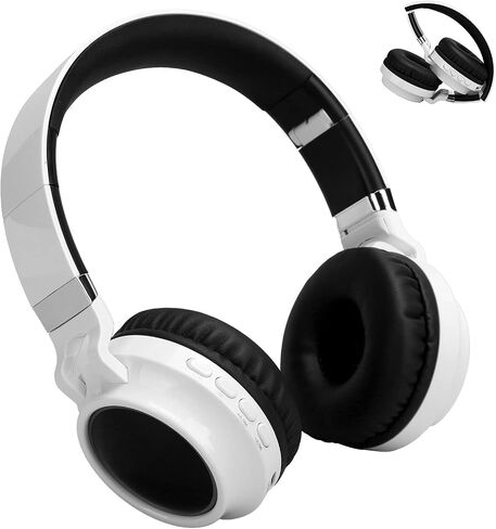 EBTOOLS Wireless Gaming Headset, BT 5.0, Gaming Headphones, Resilient Memory Sponge, 40mm Ndfeb Horn Unit, One Key Switch Fm Mode, Foldable and Portable, for Laptop, Mobile, Tablets in Saudi Arabia