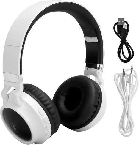 EBTOOLS Wireless Gaming Headset, BT 5.0, Gaming Headphones, Resilient Memory Sponge, 40mm Ndfeb Horn Unit, One Key Switch Fm Mode, Foldable and Portable, for Laptop, Mobile, Tablets in Saudi Arabia