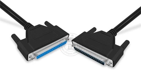 DB37 Cable DB 37 PIN DATE CABLE ذكر إلى ذكر إلى أنثى أنثى إلى أنثى 37P تمديد كابل إشارة النحاس النقي (5M ، من الذكور إلى الإناث) in Saudi Arabia