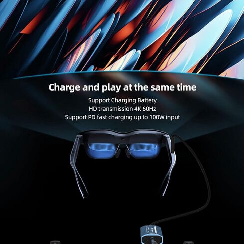 USB C للنظارات ومحول الشحن ، متوافق مع Switch for Steam Deck Ambhons Projecors PCS ، الكمبيوتر المحمول ، دعم 100W PD وشحن 4K@60 هرتز in Saudi Arabia
