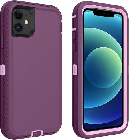 for iPhone 11 Pro Case, (Not Fit 11) Defender Case Heavy Duty Shockproof Dustproof 3 in 1 Rugged Protective Phone Cover for iPhone 11 Pro 5.8 inch (Orange/Black) in Kuwait