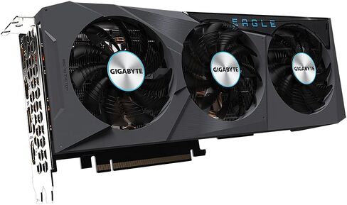 Gigabyte Geforce Rtx 3070 Ti Eagle OC 8G Card Card ، نظام تبريد Windforce 3x ، بطاقة فيديو بحجم 8 جيجا بايت 256 بت ، GV-N307TEAGLE OC-8GD فيديو in Saudi Arabia
