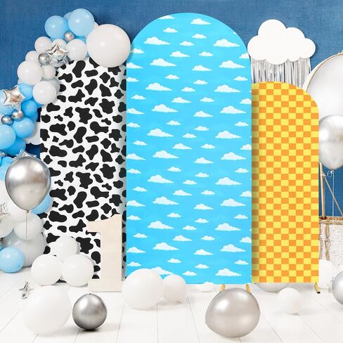 3 PCS Arch Backdrop Cover Story Story Thief Backdrop Decorations for Birthday حفلة حفل زفاف in Kuwait