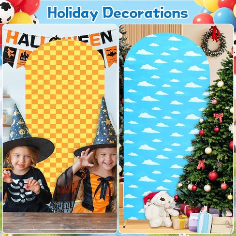3 PCS Arch Backdrop Cover Story Story Thief Backdrop Decorations for Birthday حفلة حفل زفاف in Kuwait
