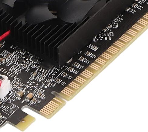 KIMISS GT730 2GB GDDR3 64bit Gaming Graphics Card with DVI I VGA HD Multimedia Interface & Cooling Fan - HighPerformance GPU for PC Gaming (A) in Saudi Arabia