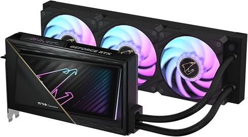 GIGABYTE AORUS GEFORCE RTX 5090 XTREME WATERFORCE 32G CARDACTS ، نظام تبريد Waterforce All-In-واحد ، بطاقة فيديو 32 جيجابايت 512 بت ، GV-N5090AORUSX W-32GD فيديو in Kuwait