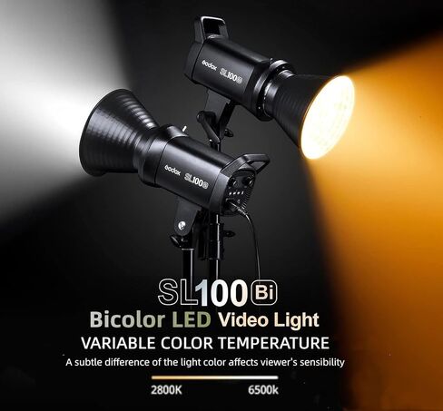 Godox SL100BI LED ضوء الفيديو مع Godox 16 "X16" Square Softbox in Kuwait