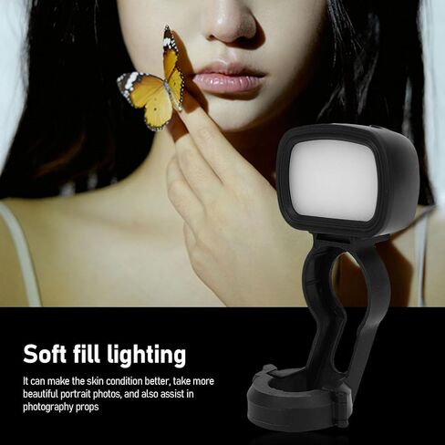 مصباح LED لـ OSMO 3 ، 3 لون درجة حرارة اللون قابلة للتعديل ، ضوء فيديو محمول مع قوس in Kuwait