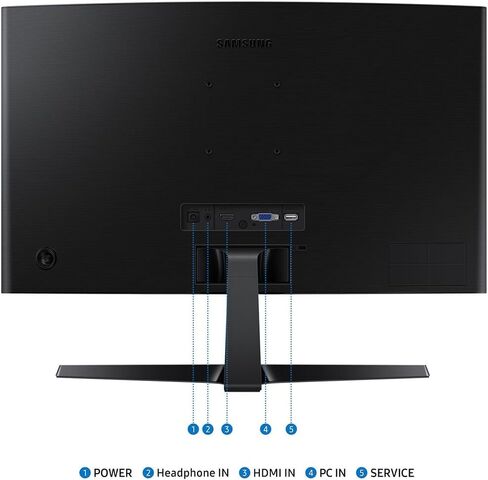 Samsung 24" Essential S3 (S36GD) Series FHD 100Hz VA 1800R Curved Monitor Bundle w/Tech Smart USA Elite Suite 18, 4K HDMI Cable & Deco Gear CPS Exclusive 26 Month Protection Pack (BEACH-CPS-26M150) in Saudi Arabia