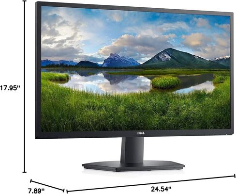 Dell SE27222HX 27 "Monitor ، LED FHD (1920 x 1080) عرض ، معدل تحديث 75 هرتز ، 4 مللي ثانية ، 16: 9 مع Comfortview ، شاشة مضادة للوهج مع صلابة 3H ، AMD Freesync Premium ، Black in Saudi Arabia