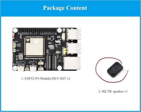 لوحة التطوير عالية الأداء ESP32-P4-P4 ، استنادًا إلى ESP32-P4 و ESP32-C6 ، تدعم Wi-Fi 6 و Bluetooth 5/Ble ، واجهات الإنسان الغنية ، مع السماعات in Saudi Arabia