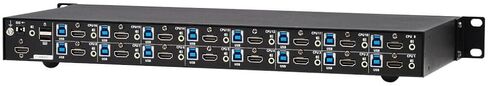 TRIPP LITE 8-PORT 4K HDMI KVM SWITCH ، 2 USB 3.2 مشاركة طرفية للوحة المفاتيح والماوس ، 4K @ 60 Hz-Windows ، Mac و Linux متوافق-1U رف ، ضمان لمدة 3 سنوات (B024-H4U08) in Saudi Arabia