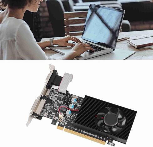 GT610 2GB DDR3 بطاقة الرسومات ، ذاكرة 64 بت ، تواتر 810 ميجا هرتز ، 1000MHz Core ، دقة 2560x1600 ، للكمبيوتر الشخصي (GT610 2GD3 64BI) in Kuwait