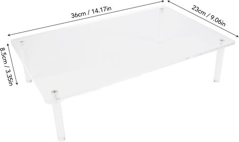 Acrylic Laptop Stand Multipurpose Desktop Office Shelf Laptop Riser for TV Computer 3.3in in Saudi Arabia