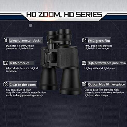 Monoculars Telescope High Power Telescope,10-120X80 Binoculars Bak4 Prism Lens, Ultra-Wide Field of View, Multilayer Broadband Coating, Waterproof Used for Bird Watching Binoculars in Saudi Arabia