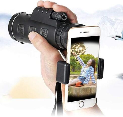 , High Power HD Zoom Monoculars-BAK4 Prism Optical Lens,Fully Multi Coated Optical Glass Lens, Waterproof with Smartphone Holder & Tripod, in Saudi Arabia