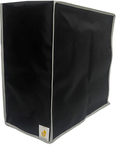 Black Nylon Dust Cover Compatible with Monitor-22 inch LED, Keyboard and CPU Tower. Set of 3 pieces, Anti-Static, Double Stitched and Waterproof Computer Dust Covers by Perfect Dust Cover LLC in Saudi Arabia