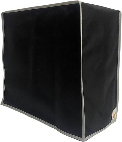 Black Nylon Dust Cover Compatible with Monitor-22 inch LED, Keyboard and CPU Tower. Set of 3 pieces, Anti-Static, Double Stitched and Waterproof Computer Dust Covers by Perfect Dust Cover LLC in Saudi Arabia