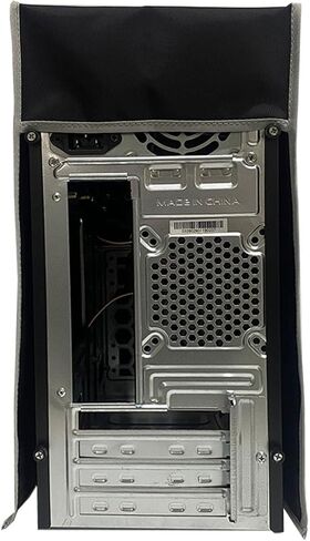 Black Nylon Dust Cover Compatible with Monitor-22 inch LED, Keyboard and CPU Tower. Set of 3 pieces, Anti-Static, Double Stitched and Waterproof Computer Dust Covers by Perfect Dust Cover LLC in Saudi Arabia