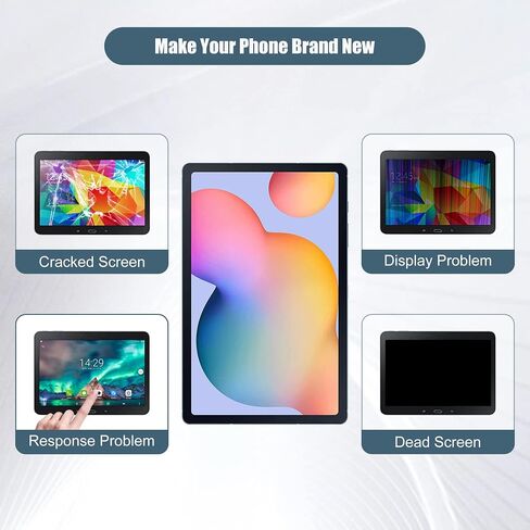 شاشة Super AMOLED متوافقة مع Samsung Galaxy Tab S6 Lite SM-P610N SM-P615 10.4 "شاشة لمس شاشة LCD مع أدوات (SM-P610N) in Kuwait