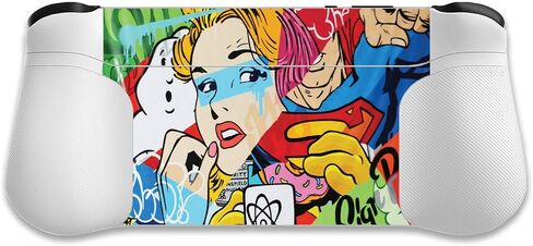 MightySkins Skin Compatible with Logitech G Cloud Gaming Handheld - Cartoon Mania | Protective, Durable, and Unique Vinyl Decal wrap Cover | Easy to Apply, Remove, and Change Styles | Made in The USA in Saudi Arabia