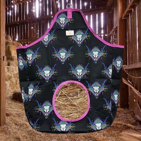 حقيبة قش الحصان من الحظيرة والمستقرة مع قفل معدني، حقيبة تخزين كيس تغذية القش للحصان والبقرة والماعز والحمار والأرنب in Kuwait