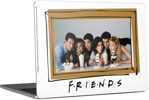 Skinit Decal Laptop Skin Compatible with MacBook Air 13in M4 (2025) - Officially Licensed Warner Bros Friends Crew Design in Saudi Arabia