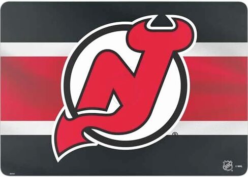 Skinit Decal Laptop Skin Compatible with MacBook Air 13in M4 (2025) - Officially Licensed NHL New Jersey Devils Solid Background Design in Saudi Arabia