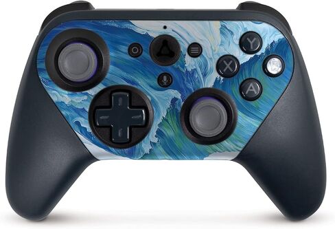 Mayyskins Skin متوافق مع Amazon Luna Controller - موجة مثالية | غلاف الالتفاف الواقي ، الدائم ، والفريد من نوعه | من السهل تطبيق الأنماط وإزالتها وتغييرها | صنع في الولايات المتحدة in Saudi Arabia