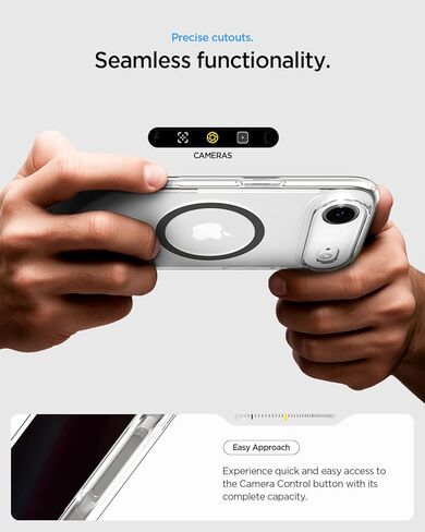 Spigen for iPhone Air Case ، Ultra Hybrid Magfit [TPU المغطى بالتحكم في الكاميرا] in Saudi Arabia