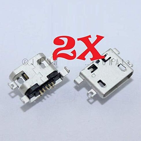 2x Micro USB Charger Charging Port Dock Connector USB Port Port for Tablet Acer Iconia A1 A1-830 A1311 7.9 "8.0" USA (2pcs) in Saudi Arabia