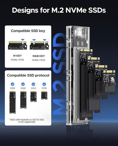 ORICO E5000 2TB NVME SSD و TCM2 USB in Kuwait