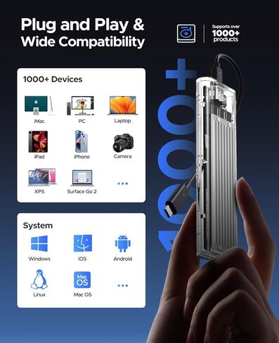 ORICO E5000 2TB NVME SSD و TCM2 USB in Kuwait