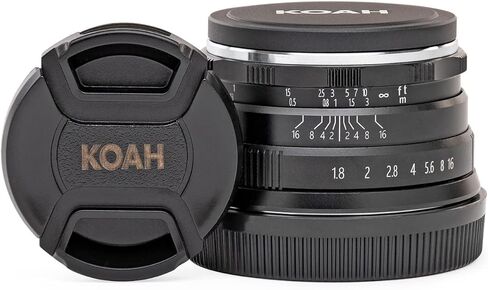 سلسلة Koah Artisans Series 25mm f/1.8 عدسة التركيز اليدوي الفتحة الكبيرة ل Fujifilm FX (أسود) in Saudi Arabia