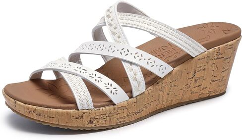 Skechers Women's Beverlee-Tiger Posse Wedge Sandal in Saudi Arabia