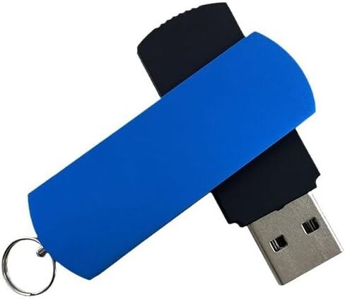 عالي السرعة مخصصة USB Drive 100 حزمة ، 360 درجة تصميم دوارة محرك أقراص فلاش USB مع شعار ، مثالي للطلاب والشركات (2G ، مع صندوق بلاستيكي) in Kuwait