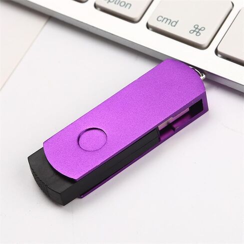 عالي السرعة مخصصة USB Drive 100 حزمة ، 360 درجة تصميم دوارة محرك أقراص فلاش USB مع شعار ، مثالي للطلاب والشركات (2G ، مع صندوق بلاستيكي) in Kuwait