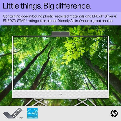 HP All-in-One 24-CB100 All-in-One Desktop 2024, 23.8" FHD IPS Intel i5-1235U 10-Core, Intel UHD Graphics, 64GB DDR4, 2TB SSD, Wi-Fi, RJ45 LAN, Windows 11 Pro, WWC 32GB USB in Kuwait