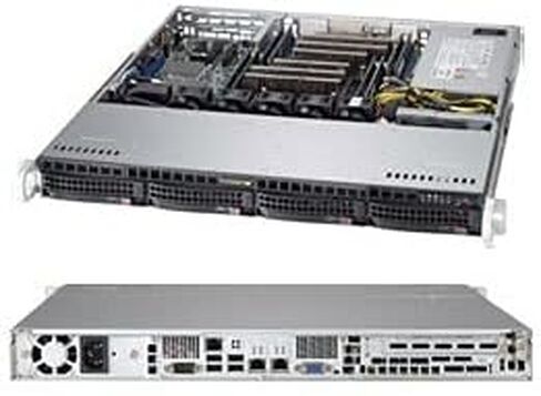 Supermicro SC813M FTQC -505CB - Rack -Moastable - 1U - ATX in Saudi Arabia