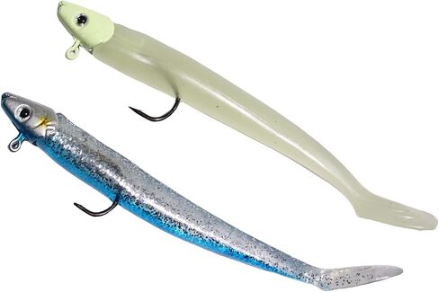 2pcs/8pcs Jig Head Soft Lures for Saltwater/Freshwater Fishing in Saudi Arabia